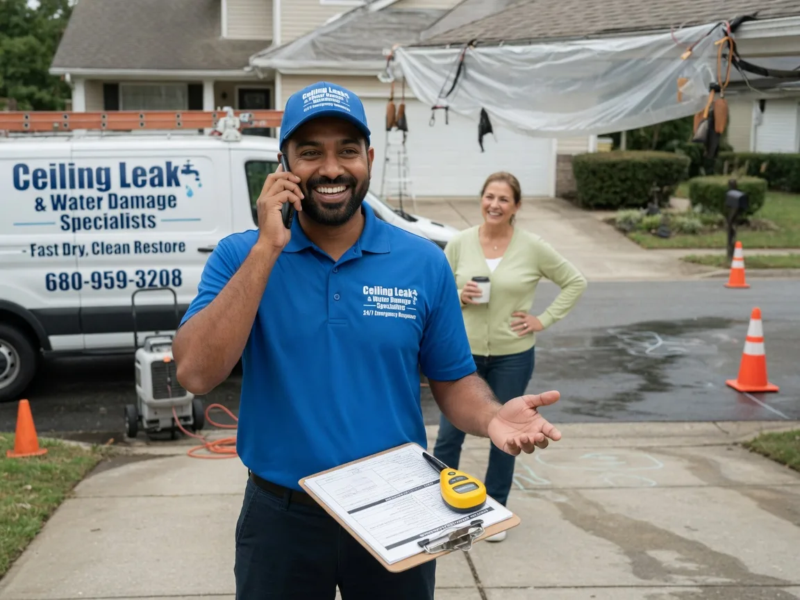 Ceiling Leak Cleanup Mystic, CT FAQs